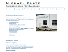Tablet Screenshot of michaelplatz.de